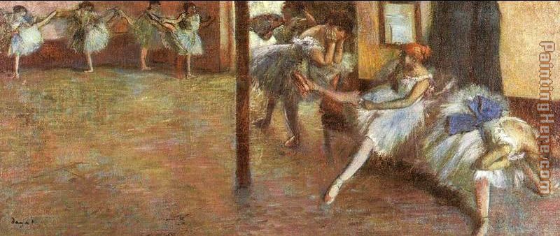 Ballet Rehearsal 1891 painting - Edgar Degas Ballet Rehearsal 1891 art painting